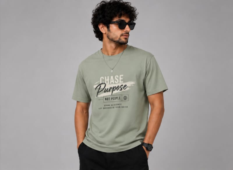 Classic Round Neck Regular Fit Daily Use T-Shirt