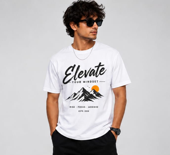Essential Round Neck Regular Fit Casual T-Shirt