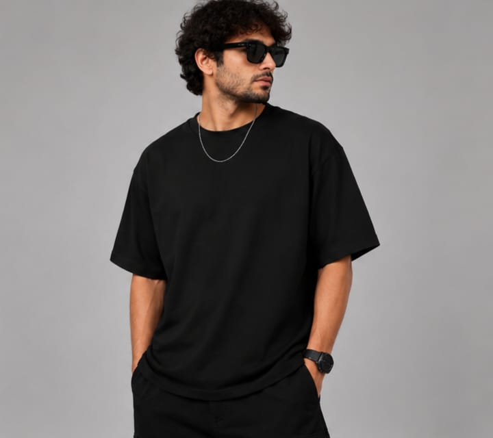 Men's Premium Oversized Back Graphic Tee