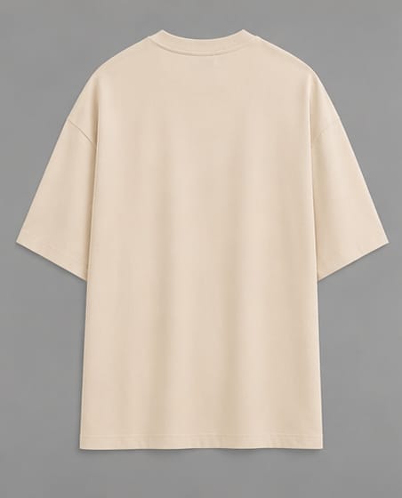 Men's Focus Mode Front Print Oversized T-Shirt