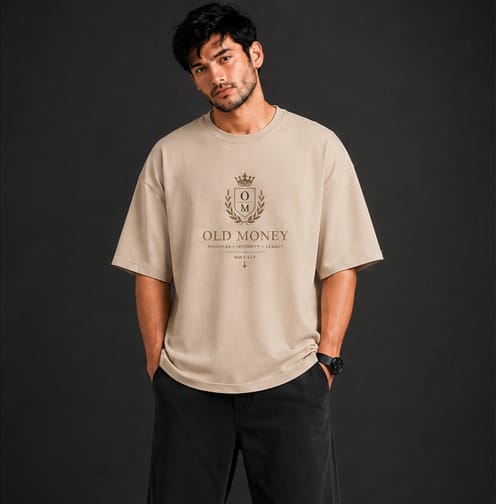 Oversized OM Graphic T-Shirt for Men | only 240 GSM