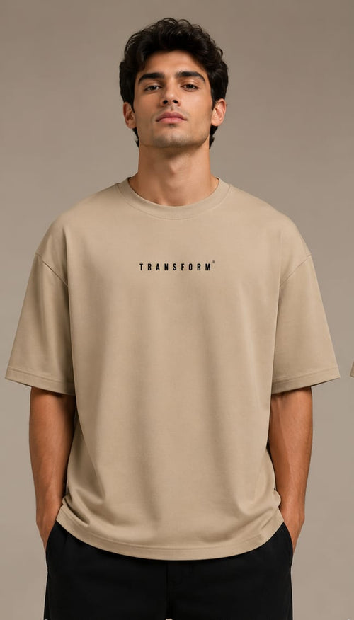 Oversize Back Print T-Shirt