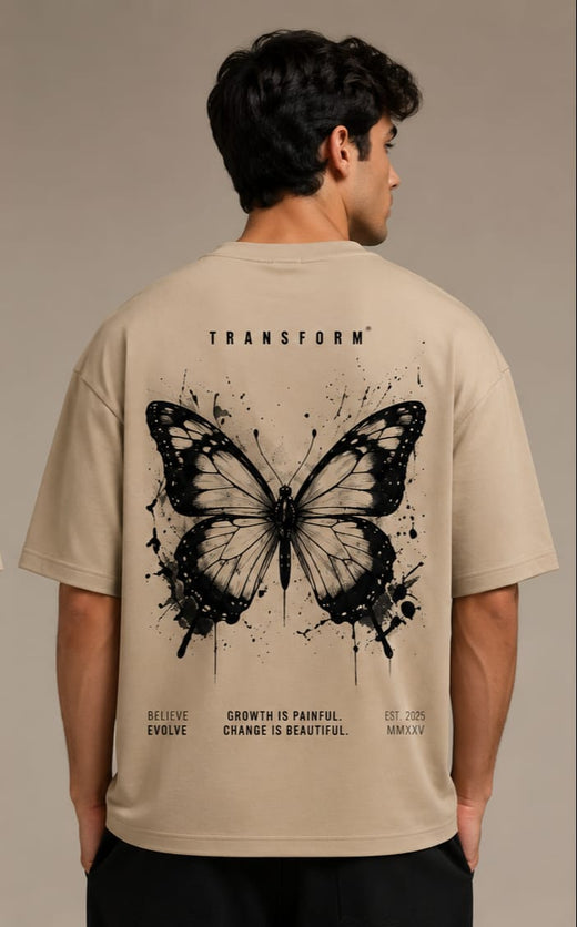 Oversize Back Print T-Shirt